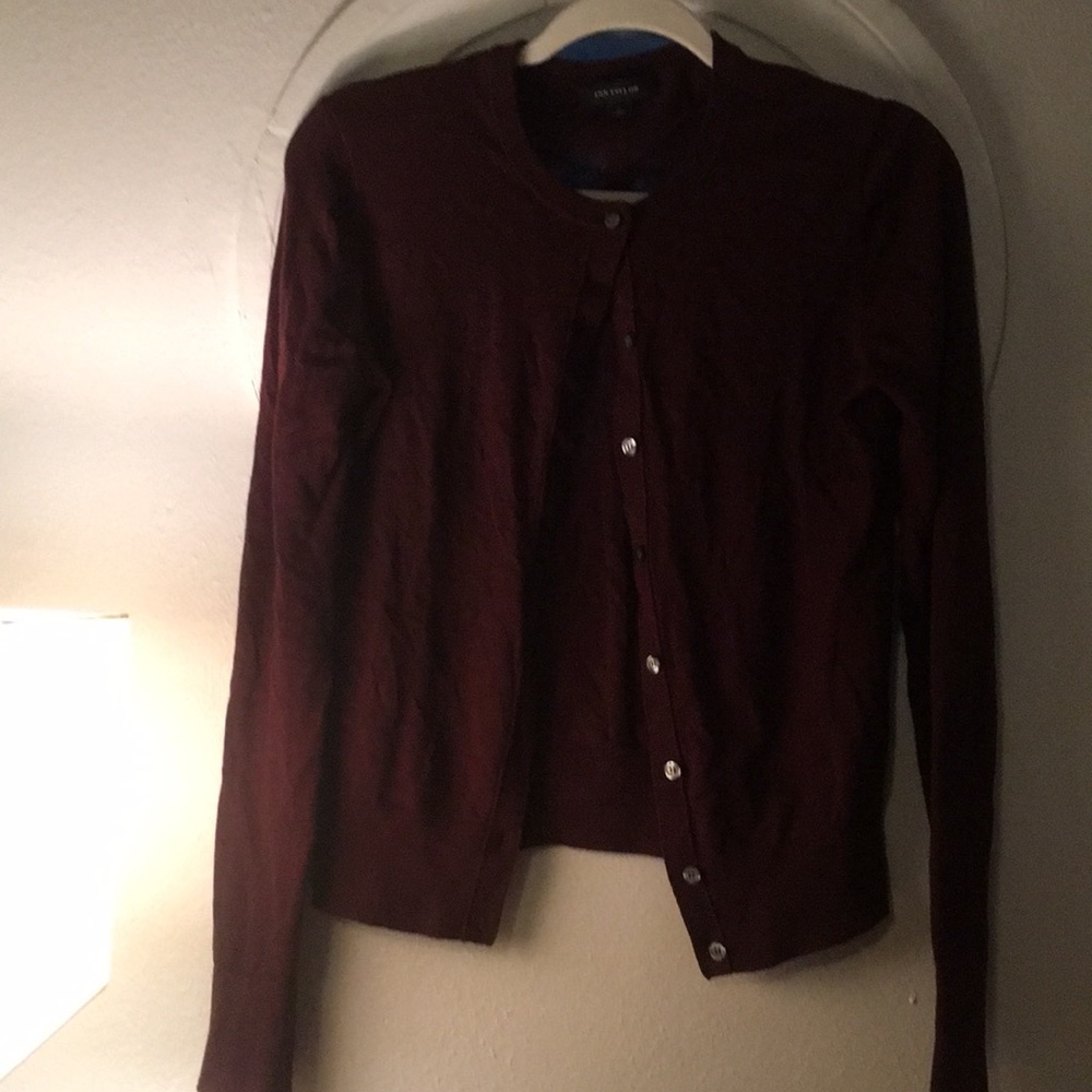 Ann Taylor maroon sweater. Medium